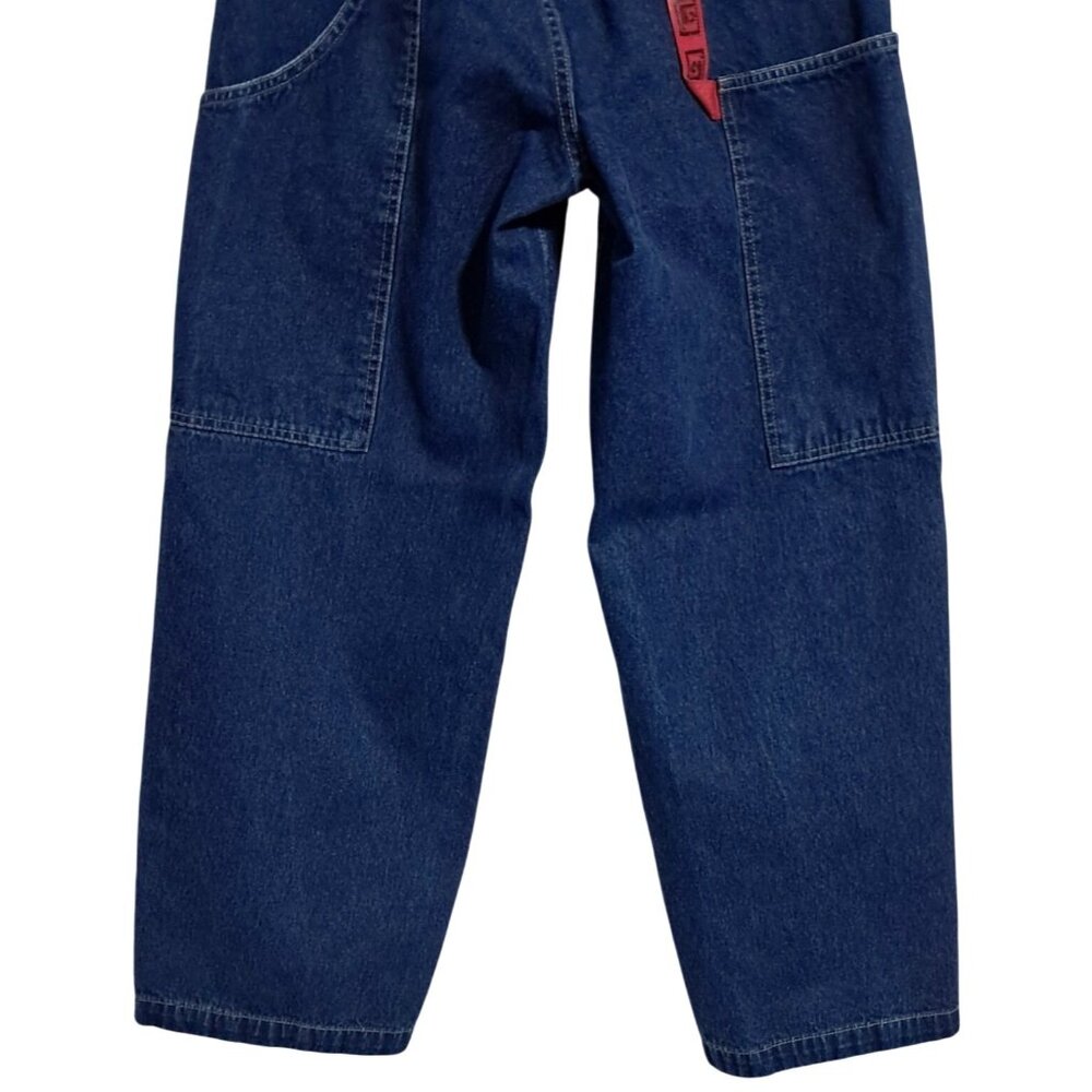 Levis L2 Jeans Mens W 28 Dark Wash Blue Denim Baggy Relaxed Fit - Picture 9 of 14